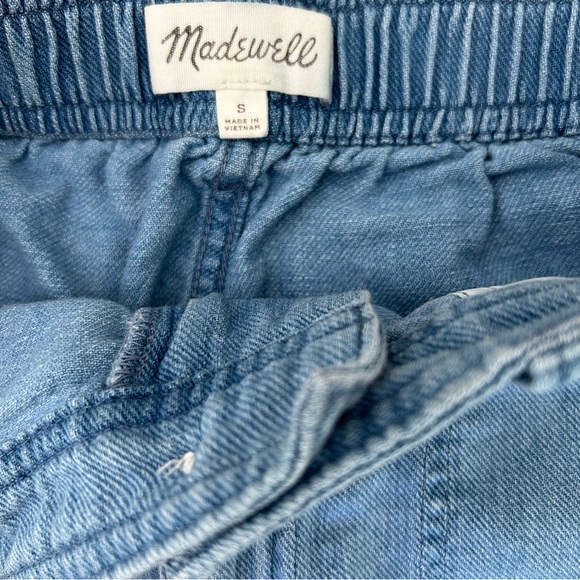 Madewell high rise patch pocket lightweight denim short - size S - Picture 3 of 4